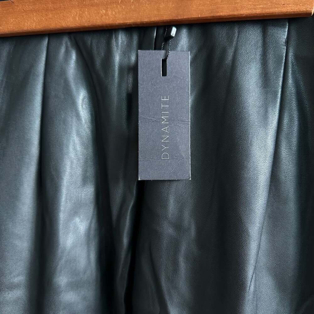 Leather Mini Skirt - Picture 7 of 8
